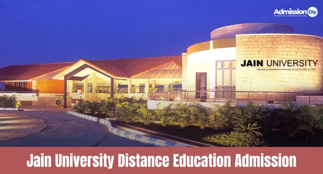 Jain University Distance Education Admission