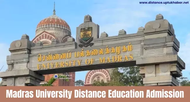 Madras University Distance Education