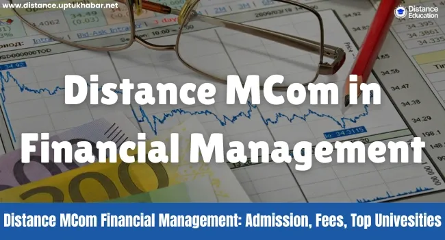 MCom in Financial Management Distance Education